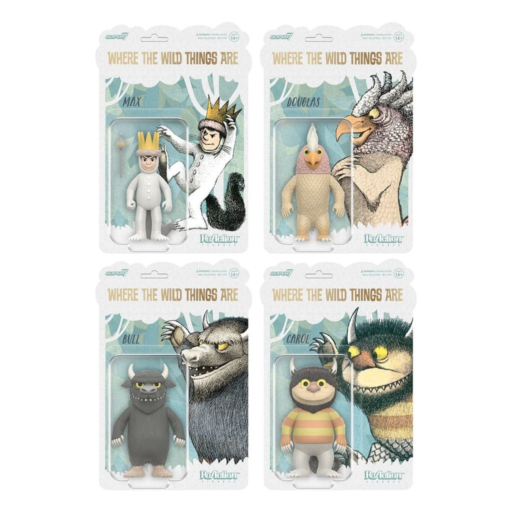 Productafbeelding Max en de Maximonsters ReAction actiefiguur Wave 01 Bull (monster) 10 cm