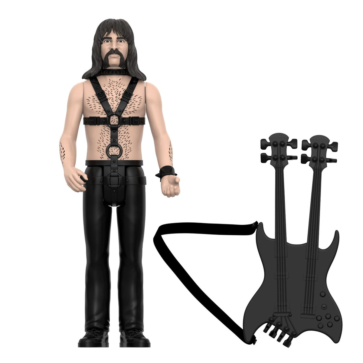 Image produit Spinal Tap figurine articulée ReAction Wave 02 Derek Smalls (None More Black) 10 cm