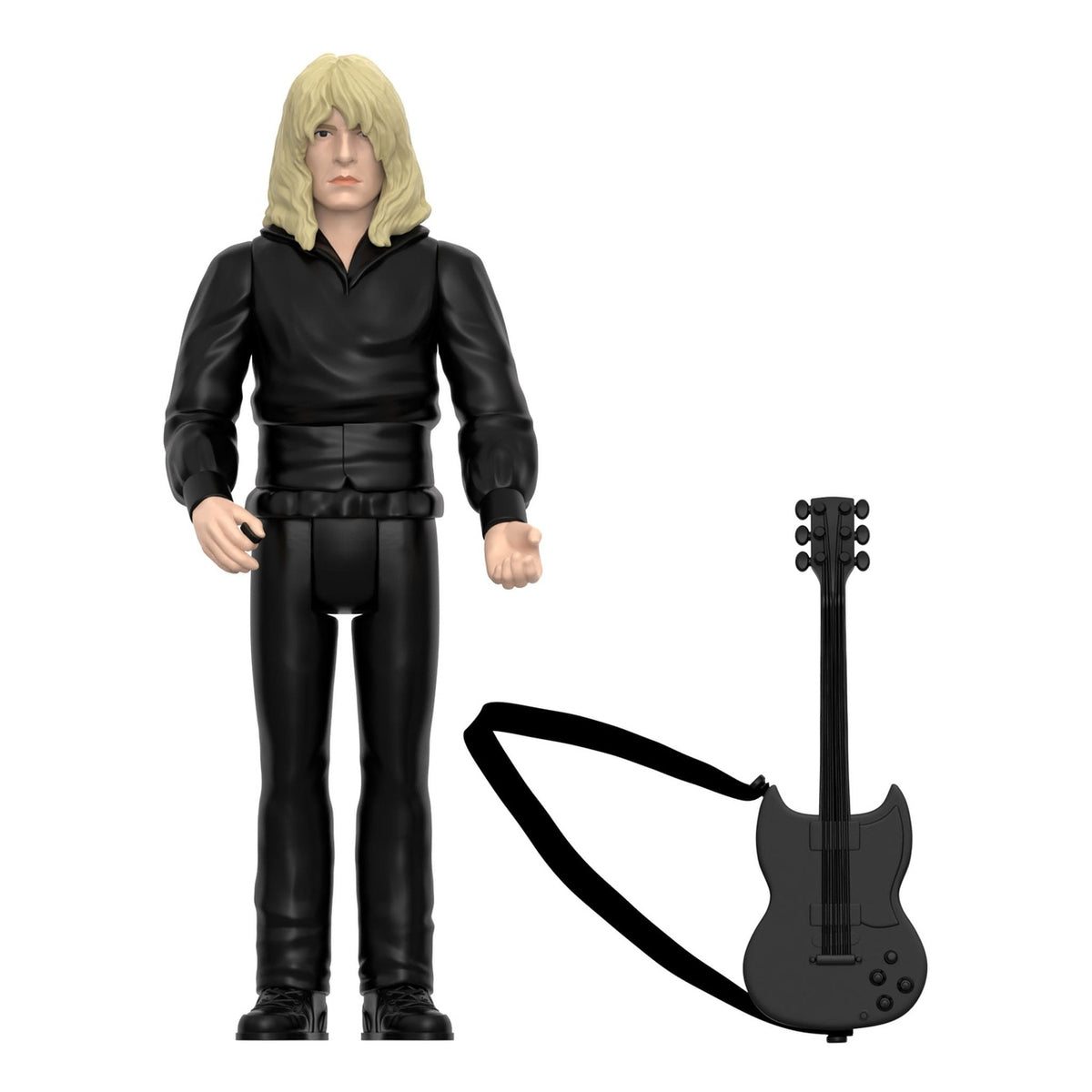Image produit Spinal Tap ReAction figurine articulée Wave 02 David St. Hubbins (None More Black) 10 cm
