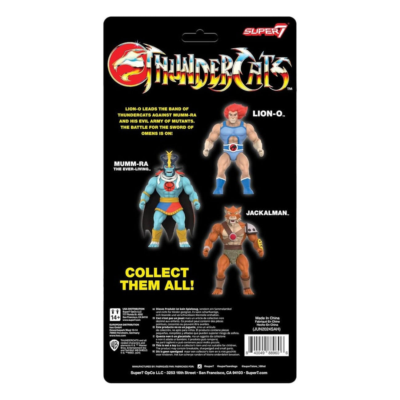 Produktbild Thundercats Vintage Collection Actionfigur Wave 1 Jackalman 14 cm