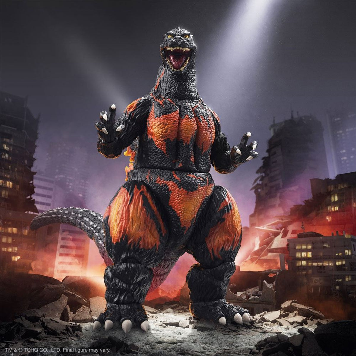 Image produit Toho Ultimates figurine articulée Burning Godzilla 1995 20 cm