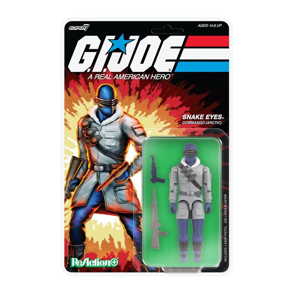 Productafbeelding GI Joe (Film) ReAction+ Actiefiguur Wave 5 Arctic Snake Eyes (Film) 10 cm