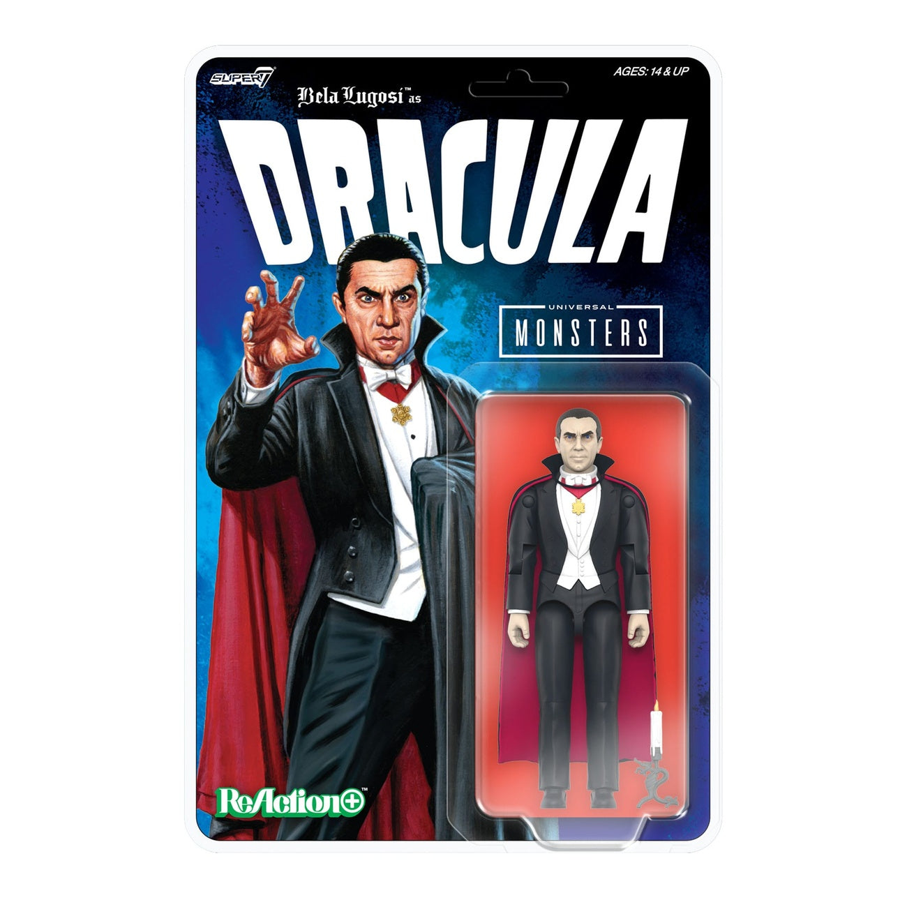 Produktbild Universal Monsters ReAction+ Actionfigur Wave 1 Dracula 10 cm