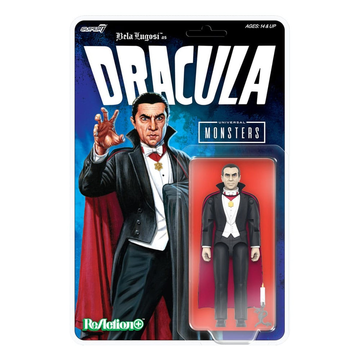 Produktbild Universal Monsters ReAction+ Actionfigur Wave 1 Dracula 10 cm