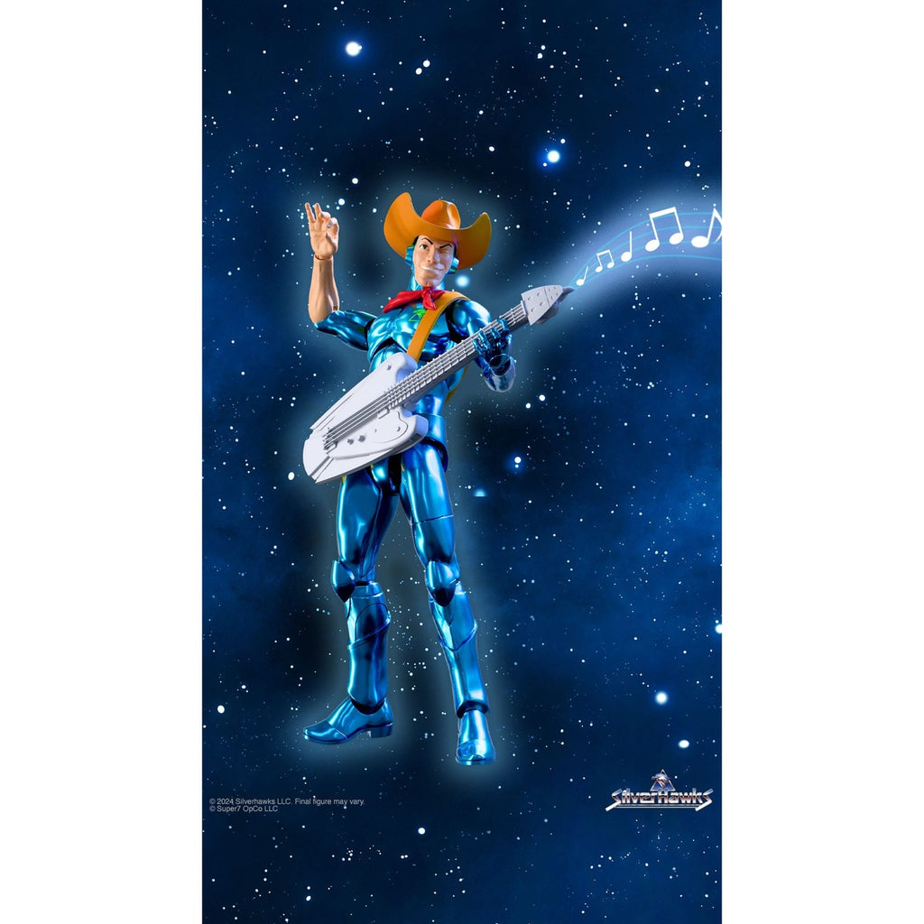 Image produit Figurine articulée SilverHawks Ultimates Bluegrass (version jouet - vac métal) 18 cm