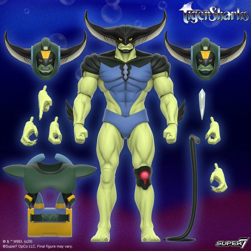 Produktbild TigerSharks Ultimates Wave 01 Actionfigur T-Ray 18 cm