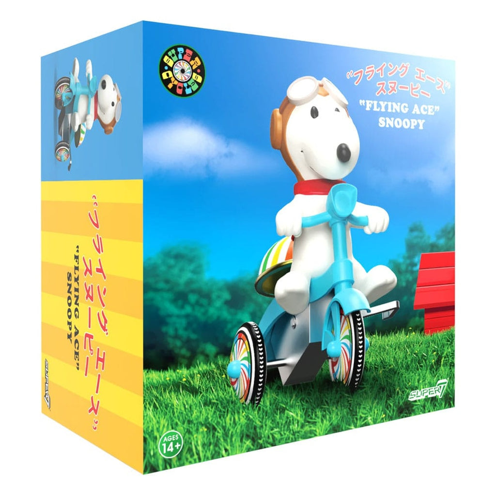Productafbeelding Peanuts Super Cycles actiefiguur Snoopy Flying Ace 13 cm