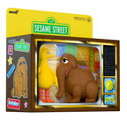 Produktbild Sesamstraße ReAction Actionfiguren 2er-Pack Big Bird and Mr. Snuffleupagus 10 cm