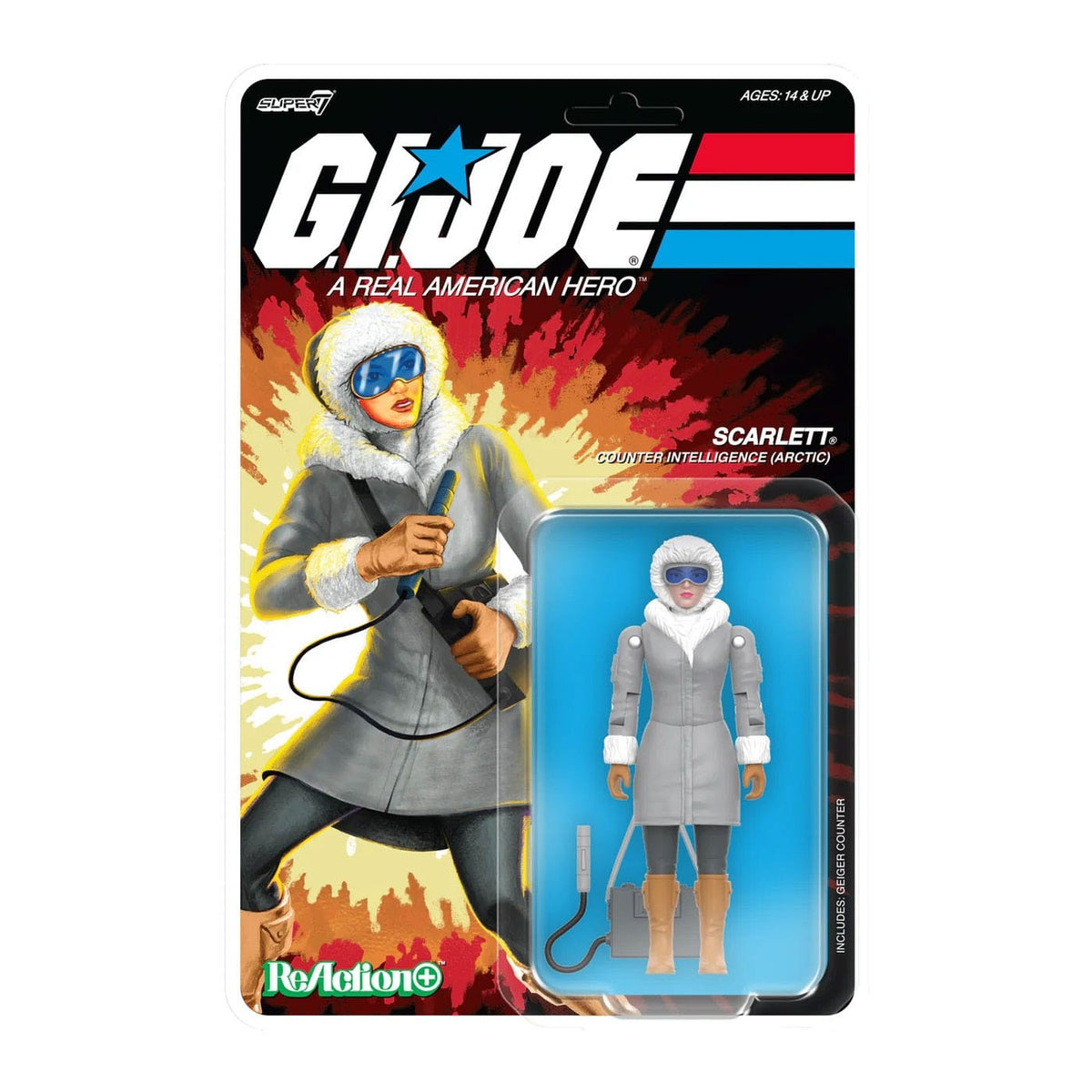 Productafbeelding GI Joe ReAction+ Actiefiguur Wave 06 Arctic Scarlett 10 cm