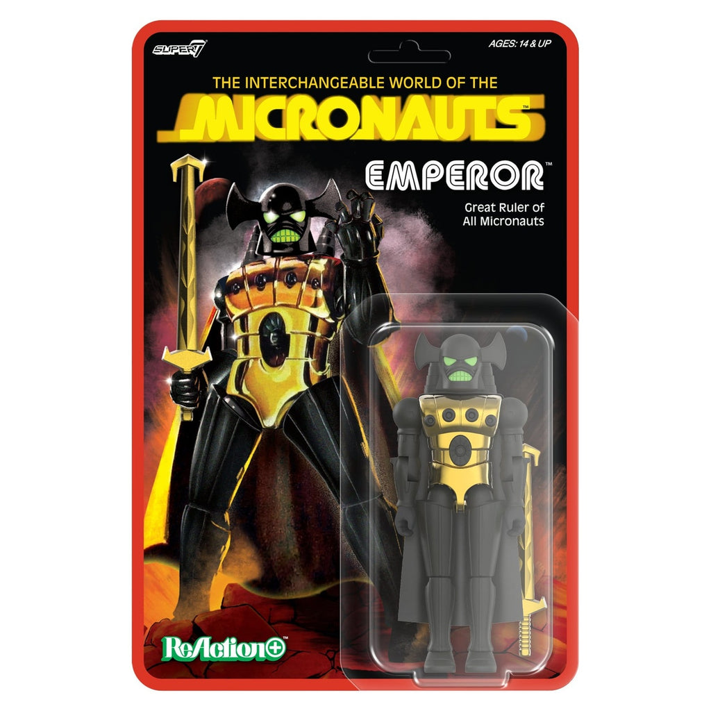 Image produit Micronauts ReAction+ figurine articulée Wave 03 Emperor 10 cm