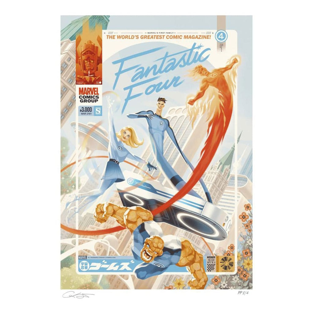 Produktbild Marvel Fantastic Four #48 Kunstdruck Marvel's First Family: The Fantastic Four! 61 x 41 cm - ungerahmt