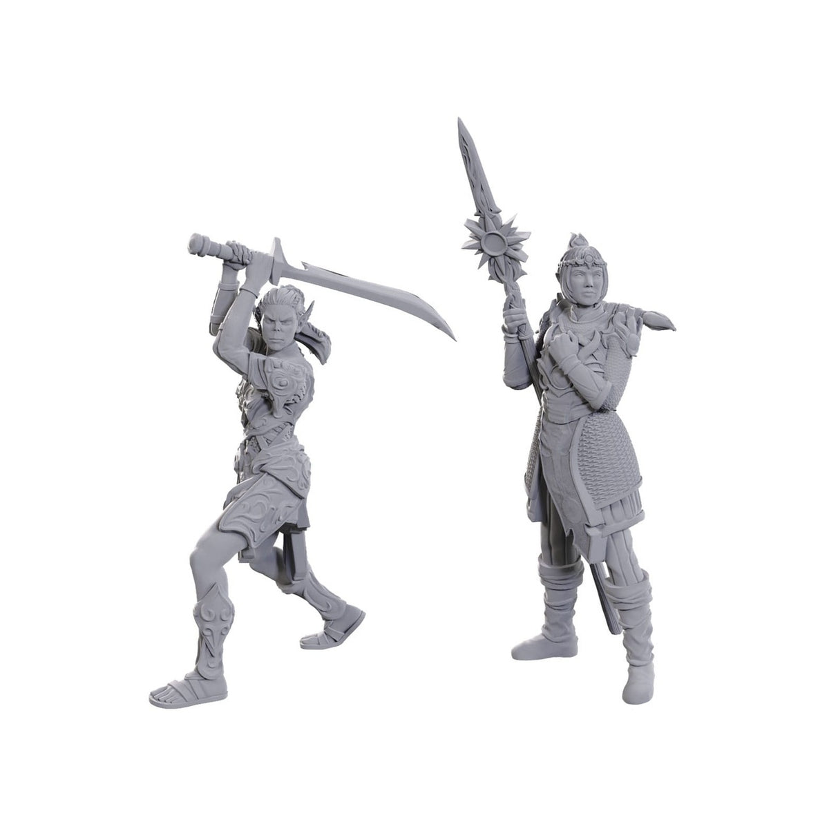 Image produit D&D Nolzur's Marvelous Miniatures figurines non peintes Lae'zel & Shadowheart