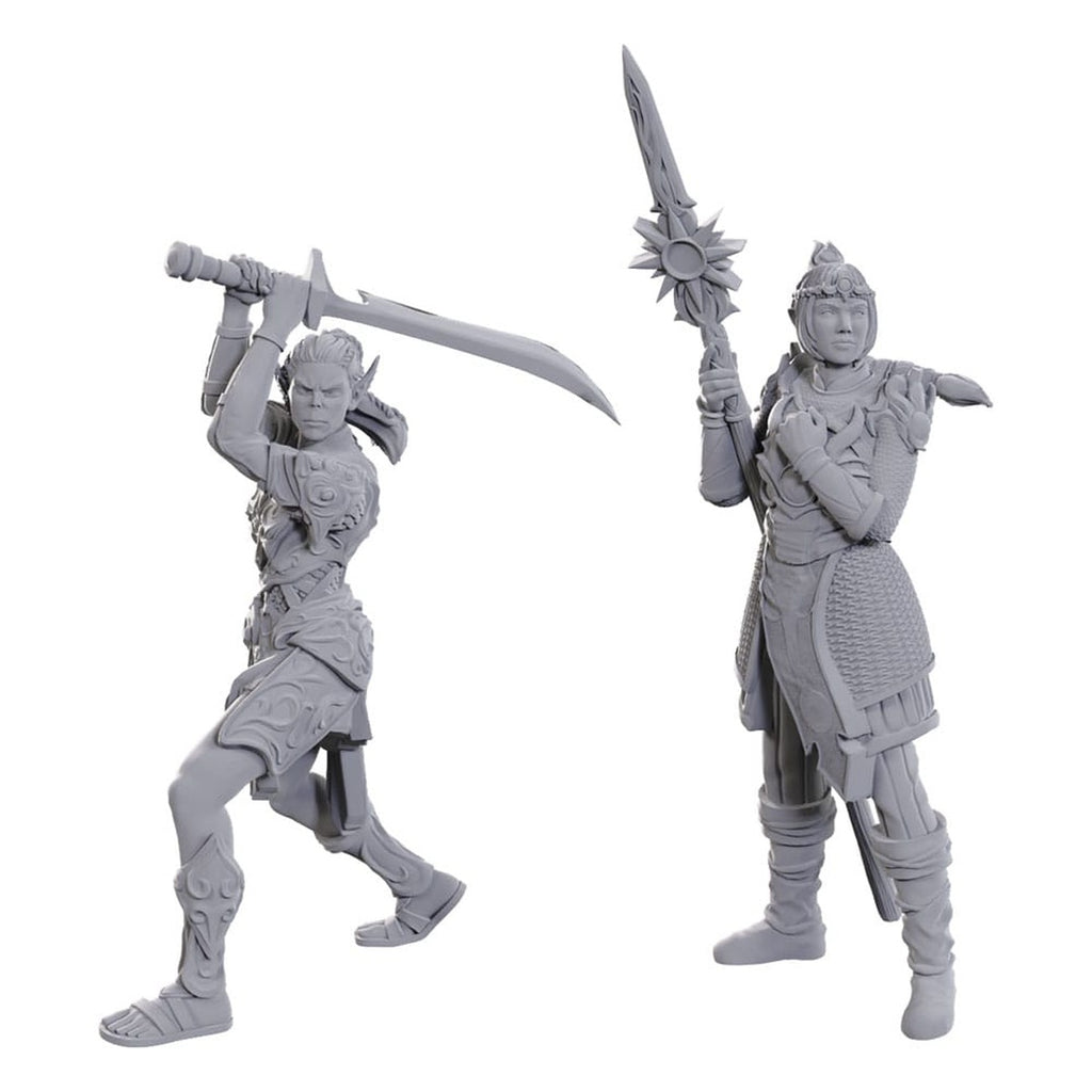 Image produit D&D Nolzur's Marvelous Miniatures figurines non peintes Lae'zel & Shadowheart
