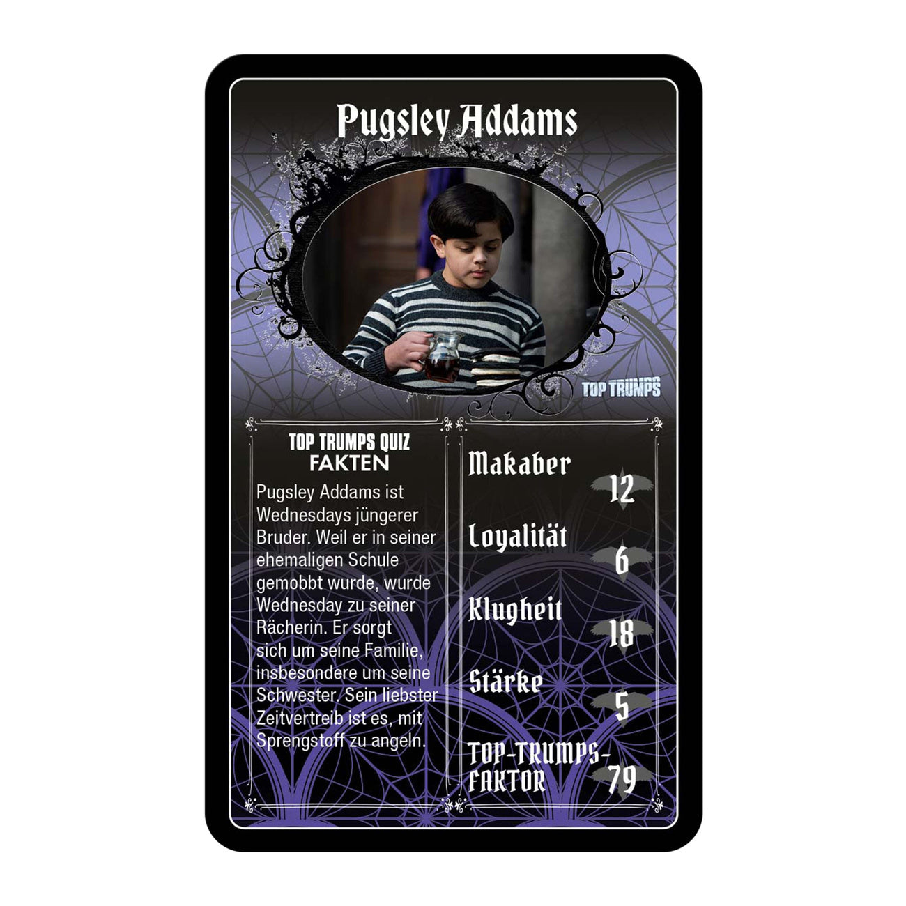 Productafbeelding Wednesday Kaartspel Top Trumps *Duitse versie*