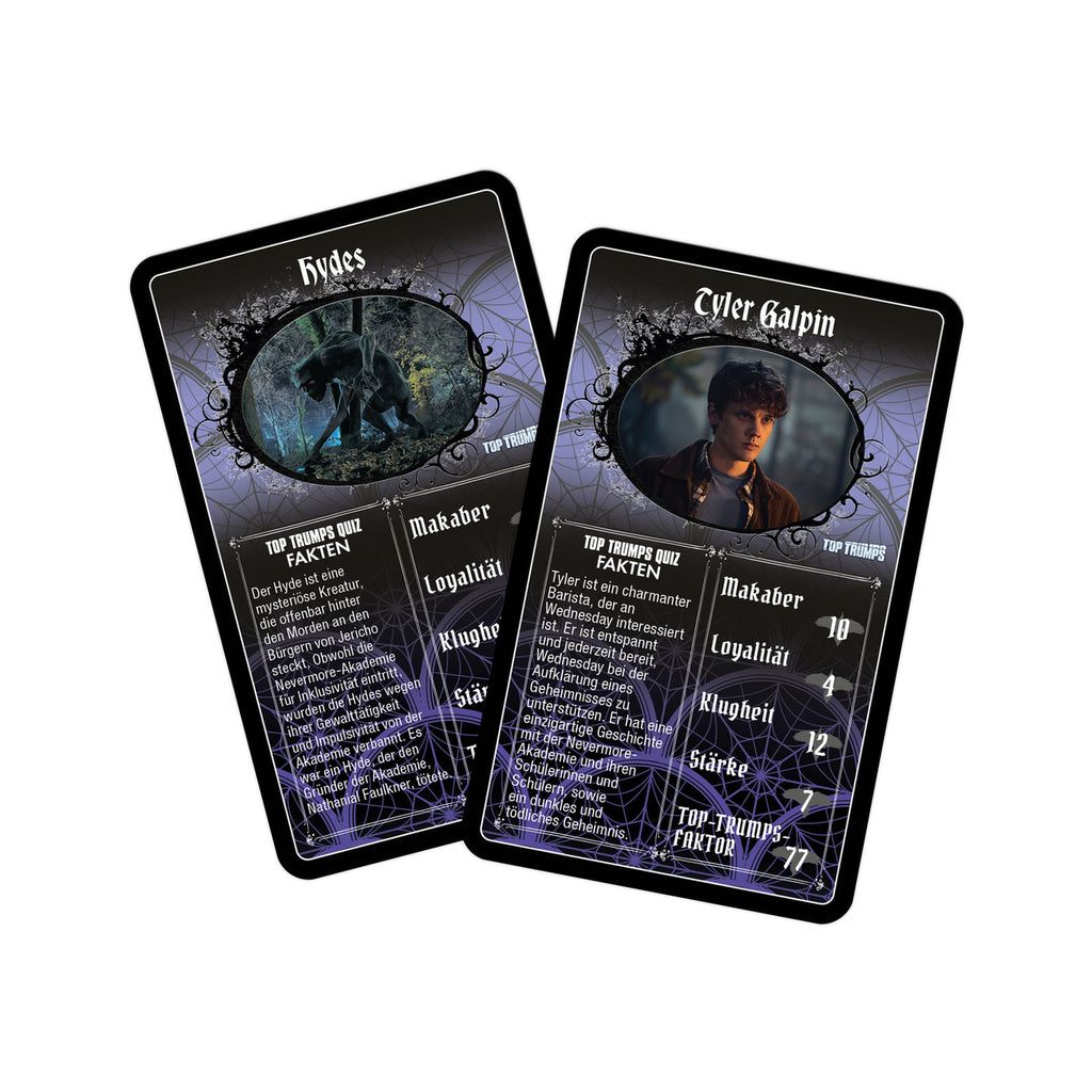 Productafbeelding Wednesday Kaartspel Top Trumps *Duitse versie*