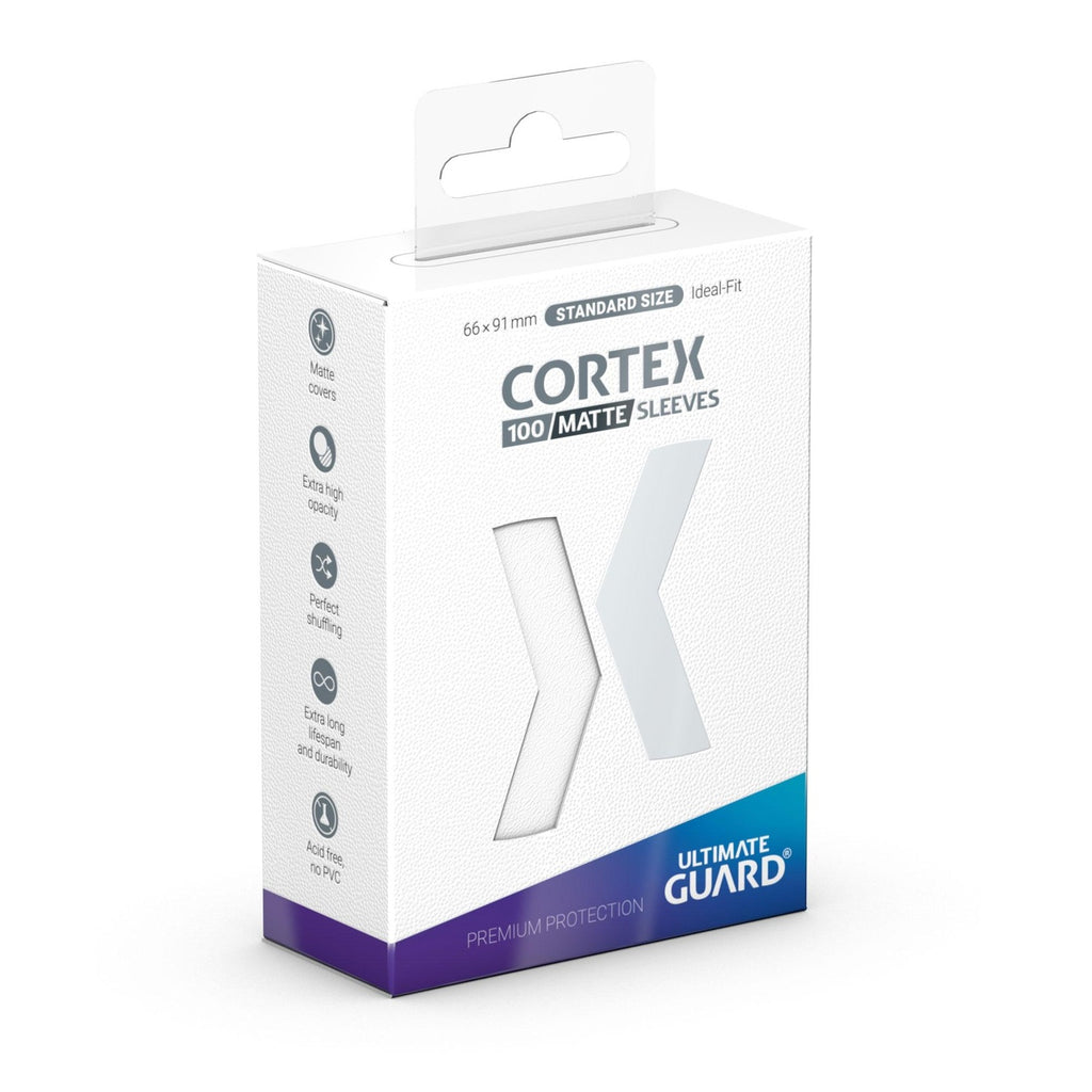 Image produit Ultimate Guard Cortex Sleeves Mat Standard Size (100) - Blanc
