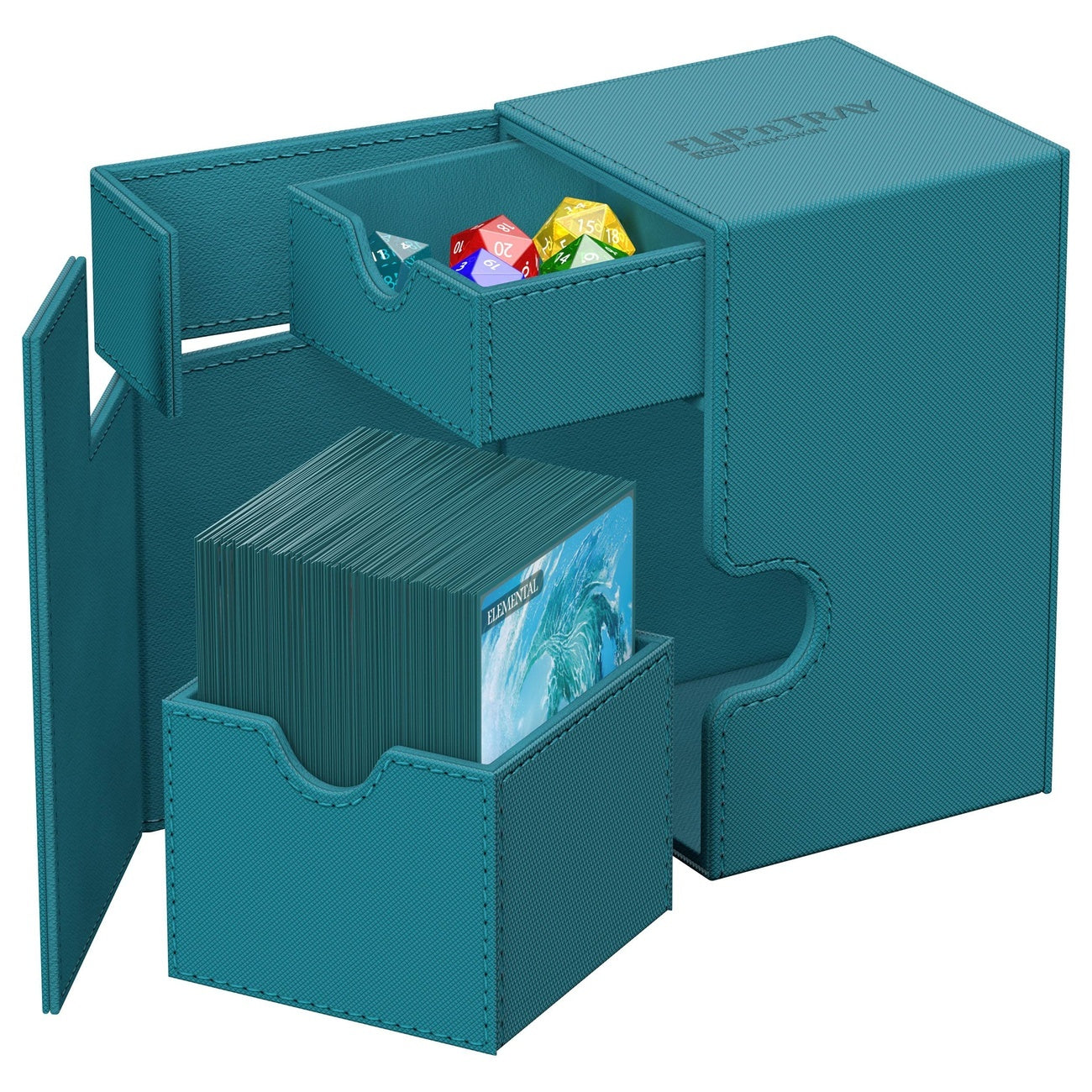 Image produit Ultimate Guard Flip'n'Tray 100+ Xenoskin - Pétrole