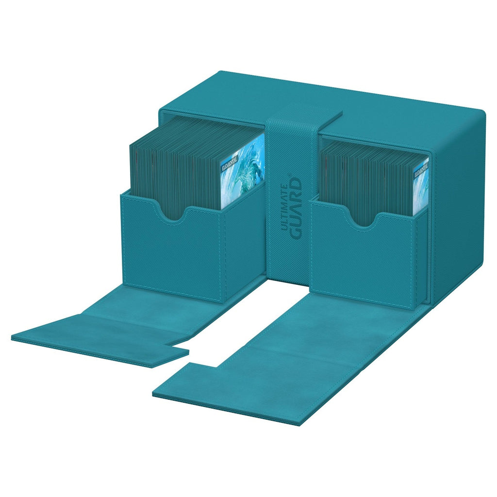 Productafbeelding Ultimate Guard Twin Flip'n'Tray 200+ Xenoskin - Petrol