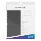 Image produit Ultimate Guard Pages 18 Poches à Chargement Latéral (10) - Gris