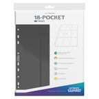 Image produit Ultimate Guard Pages 18 Poches à Chargement Latéral (10) - Gris