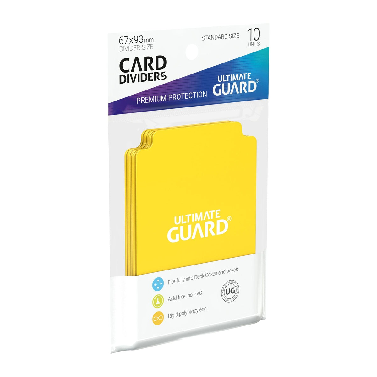 Productafbeelding Ultimate Guard Kaartscheiders standaard formaat (10) - Geel
