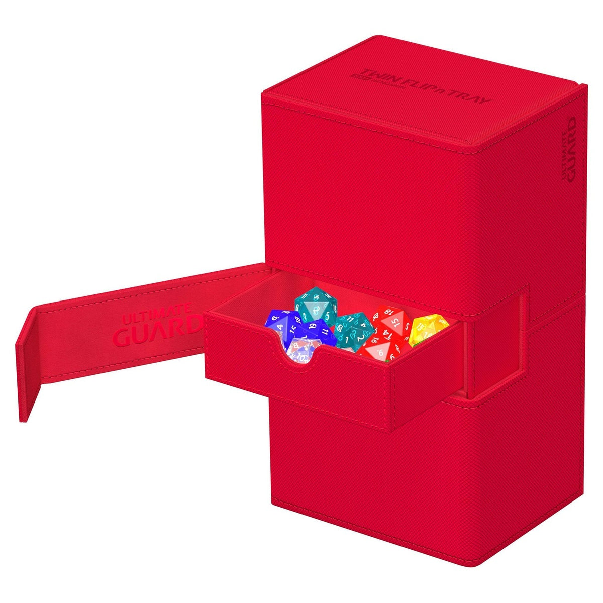 Image produit Ultimate Guard Twin Flip'n'Tray 200+ Xenoskin - Rouge