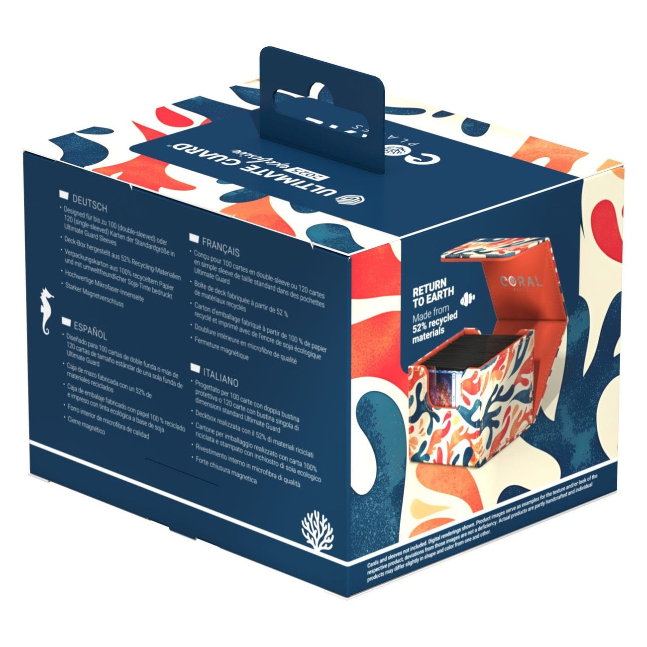 Image produit Ultimate Guard Sidewinder 100+ Xenoskin 2025 Exclusif "Coral Places" - Mellow Sea