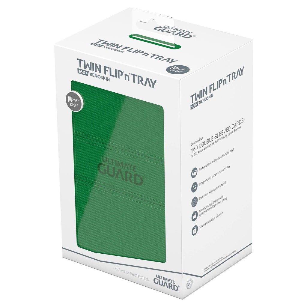 Produktbild Ultimate Guard Twin Flip'n'Tray 160+ Xenoskin - Green