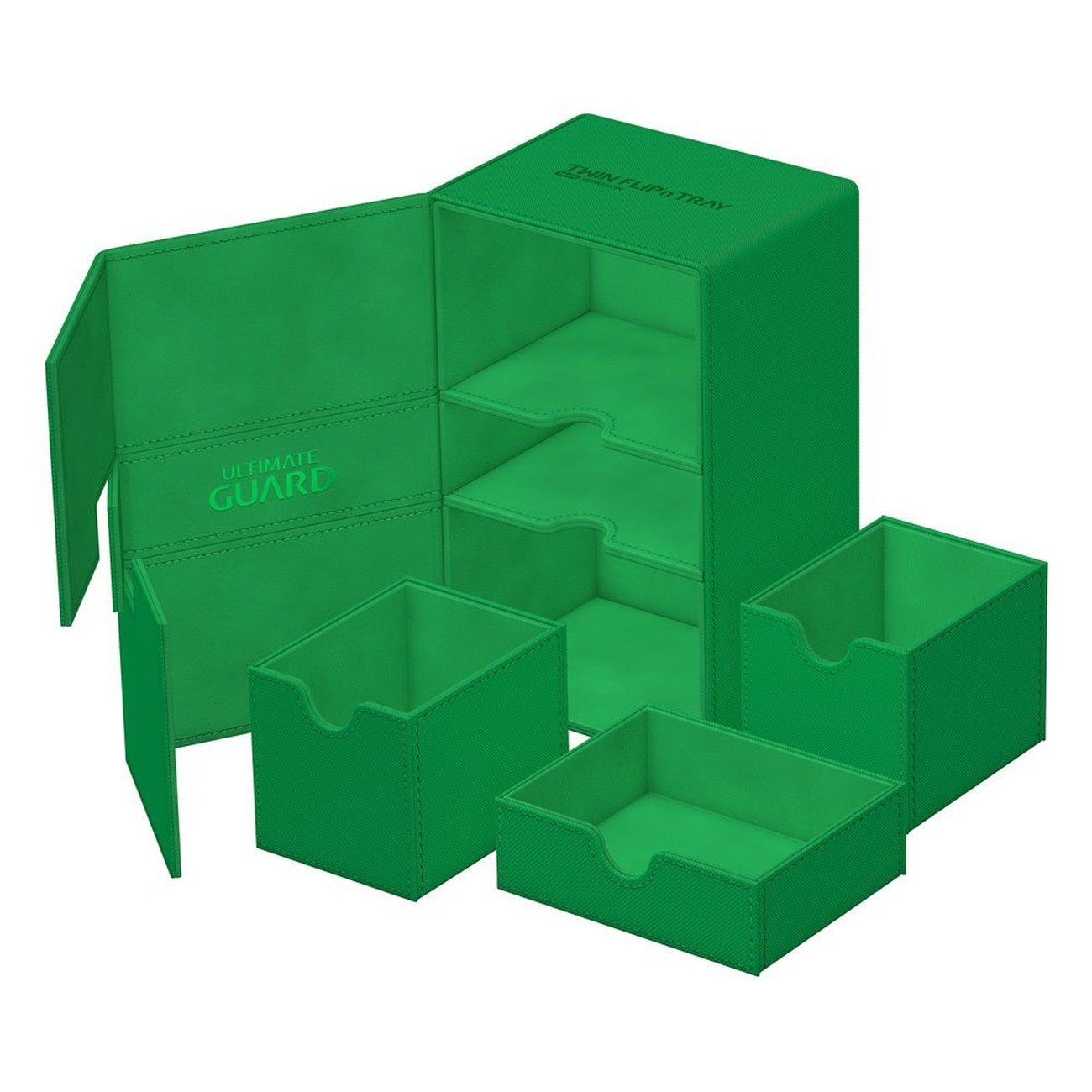 Produktbild Ultimate Guard Twin Flip'n'Tray 160+ Xenoskin - Green