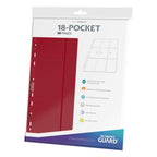 Produktbild Ultimate Guard 18-Pocket Pages Side-Loading (10) - Red