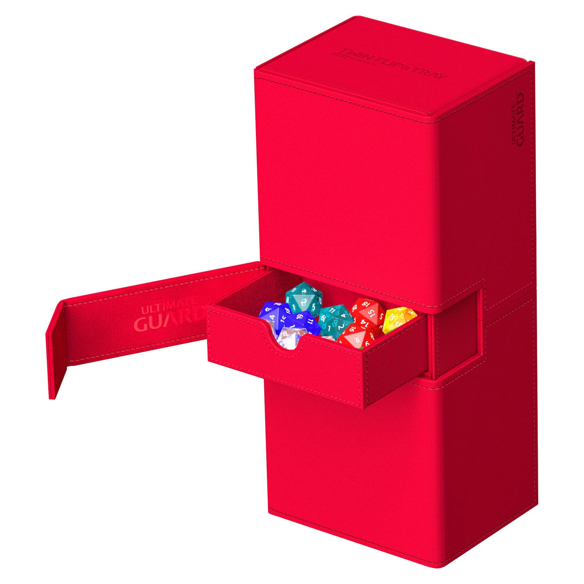 Image produit Ultimate Guard Twin Flip'n'Tray 266+ Xenoskin - Rouge