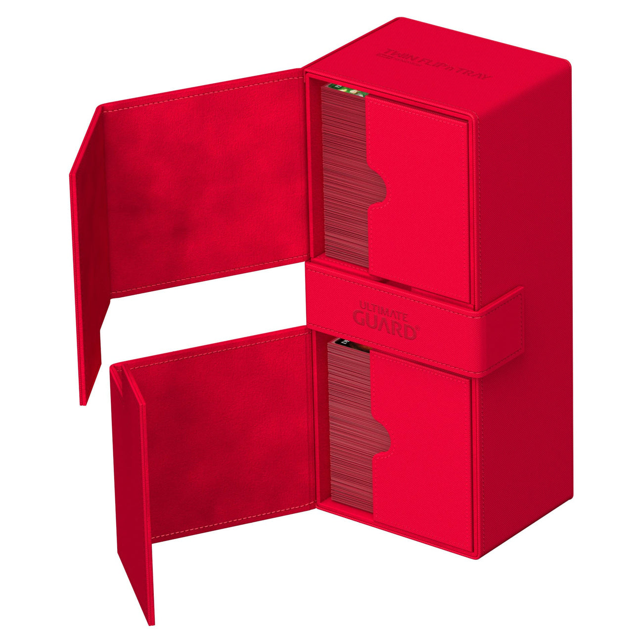 Image produit Ultimate Guard Twin Flip'n'Tray 266+ Xenoskin - Rouge