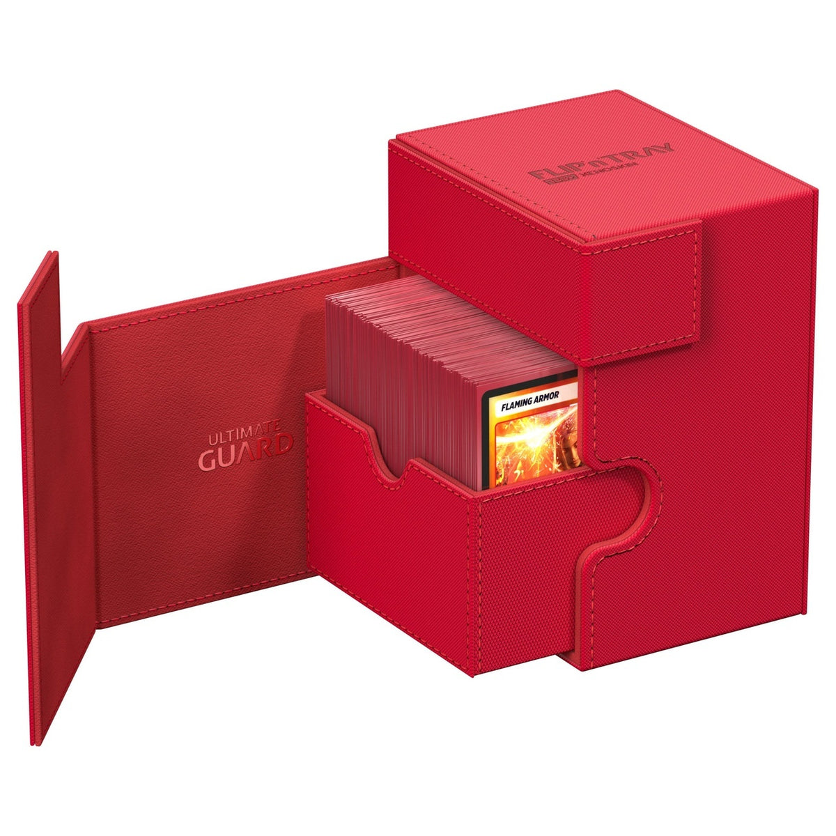 Image produit Ultimate Guard Flip'n'Tray 133+ Xenoskin - Rouge