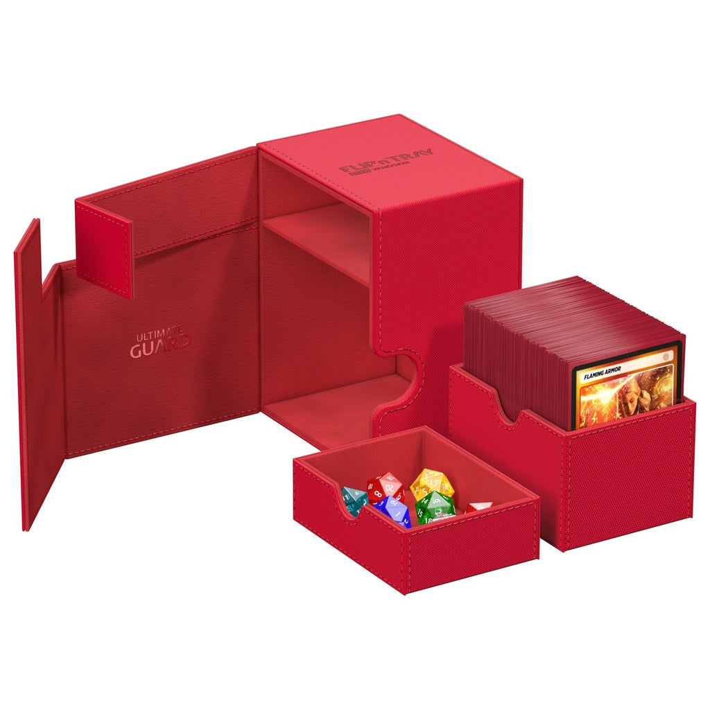 Image produit Ultimate Guard Flip'n'Tray 133+ Xenoskin - Rouge