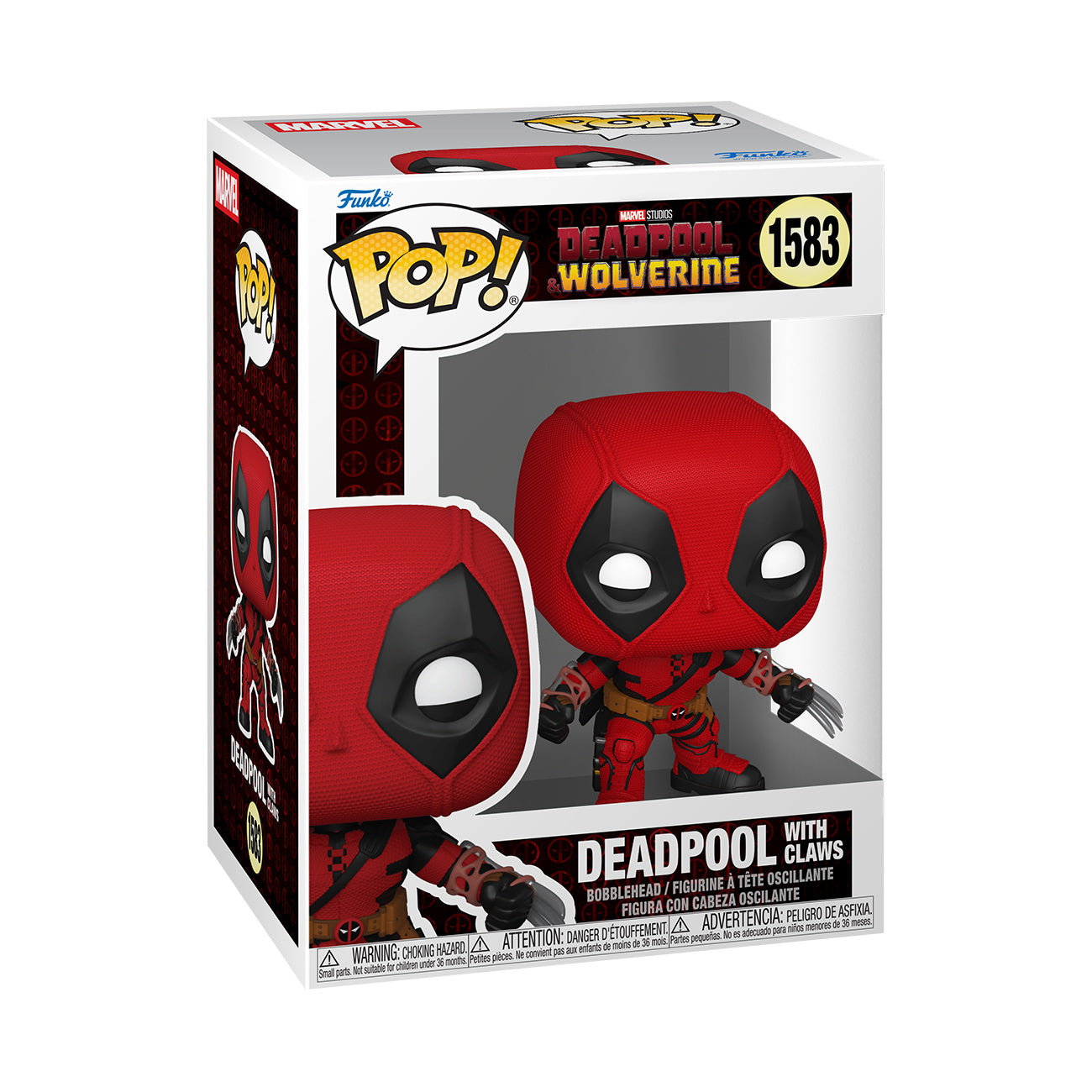 Productafbeelding Deadpool met Messen Funko Pop Wackelkopfiguur