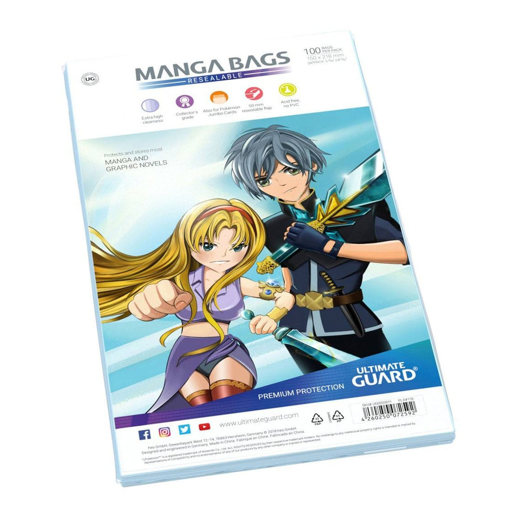 Productafbeelding Ultimate Guard Manga Zakjes Hersluitbaar (100)