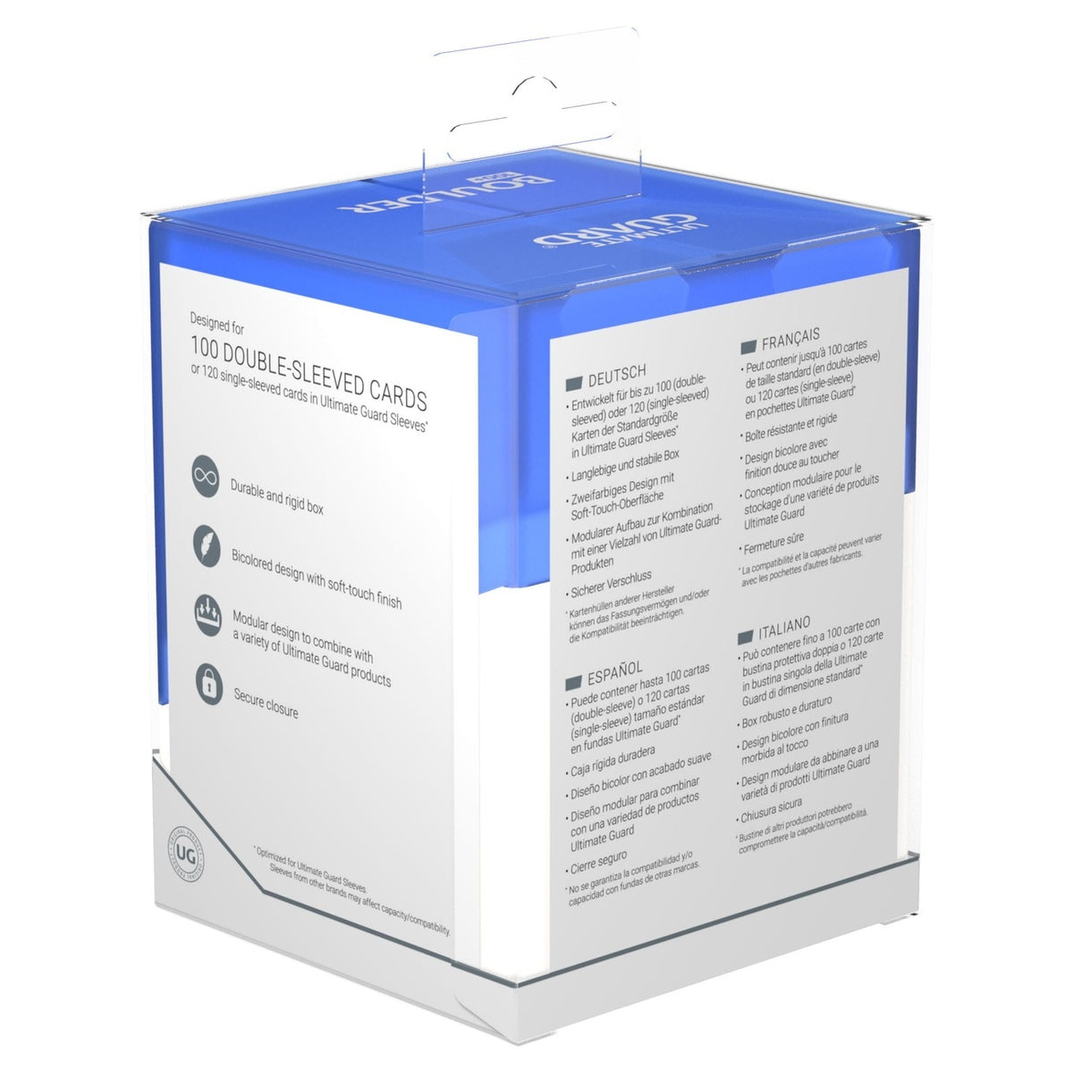 Image produit Ultimate Guard Boulder 100+ Synergy - Bleu/Blanc
