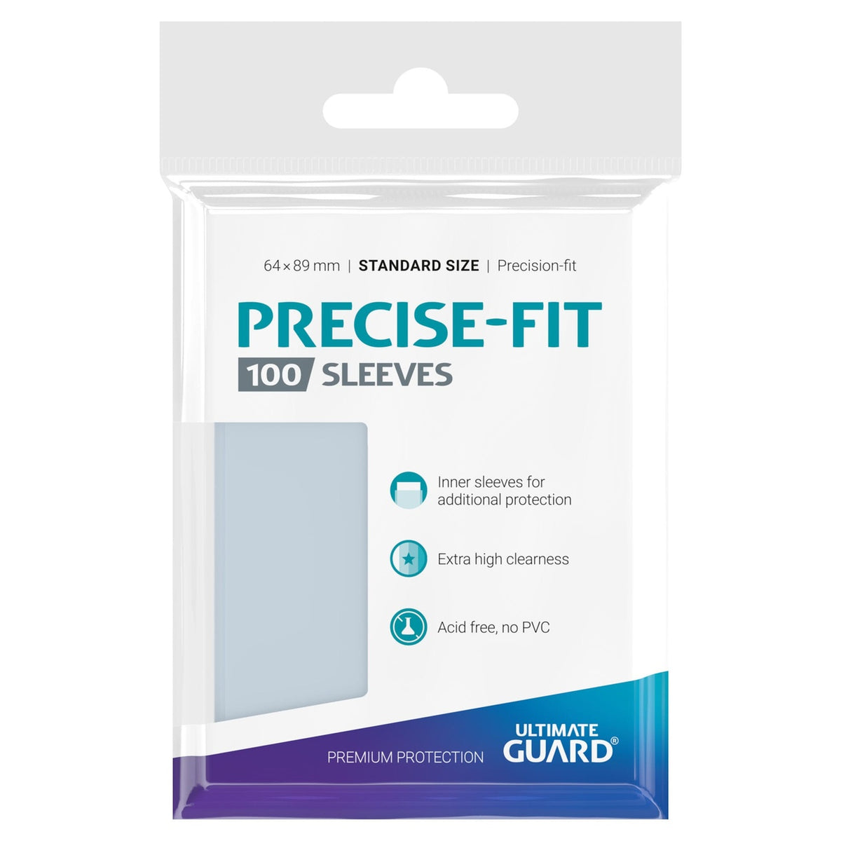 Productafbeelding Ultimate Guard Precise-Fit Sleeves Standaard Formaat (100)