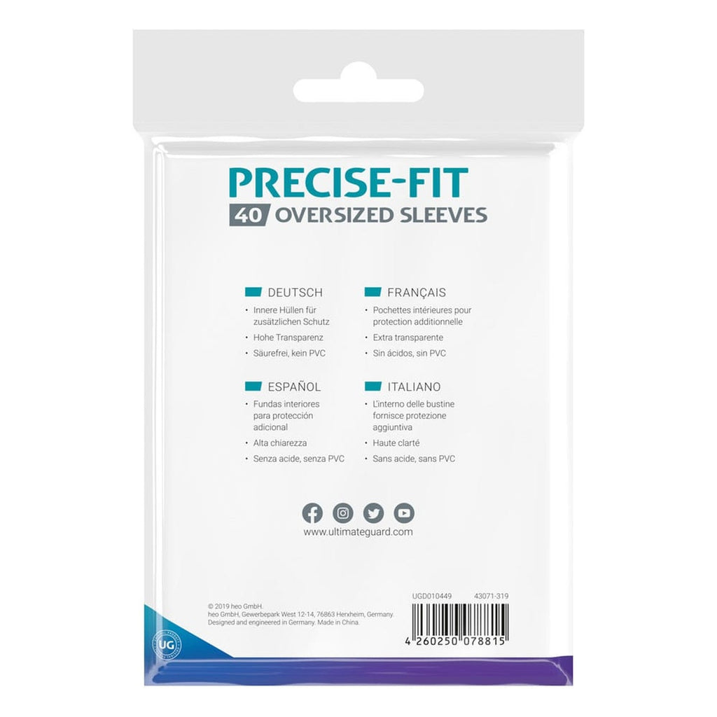 Productafbeelding Ultimate Guard Precise-Fit Oversized Sleeves (40)