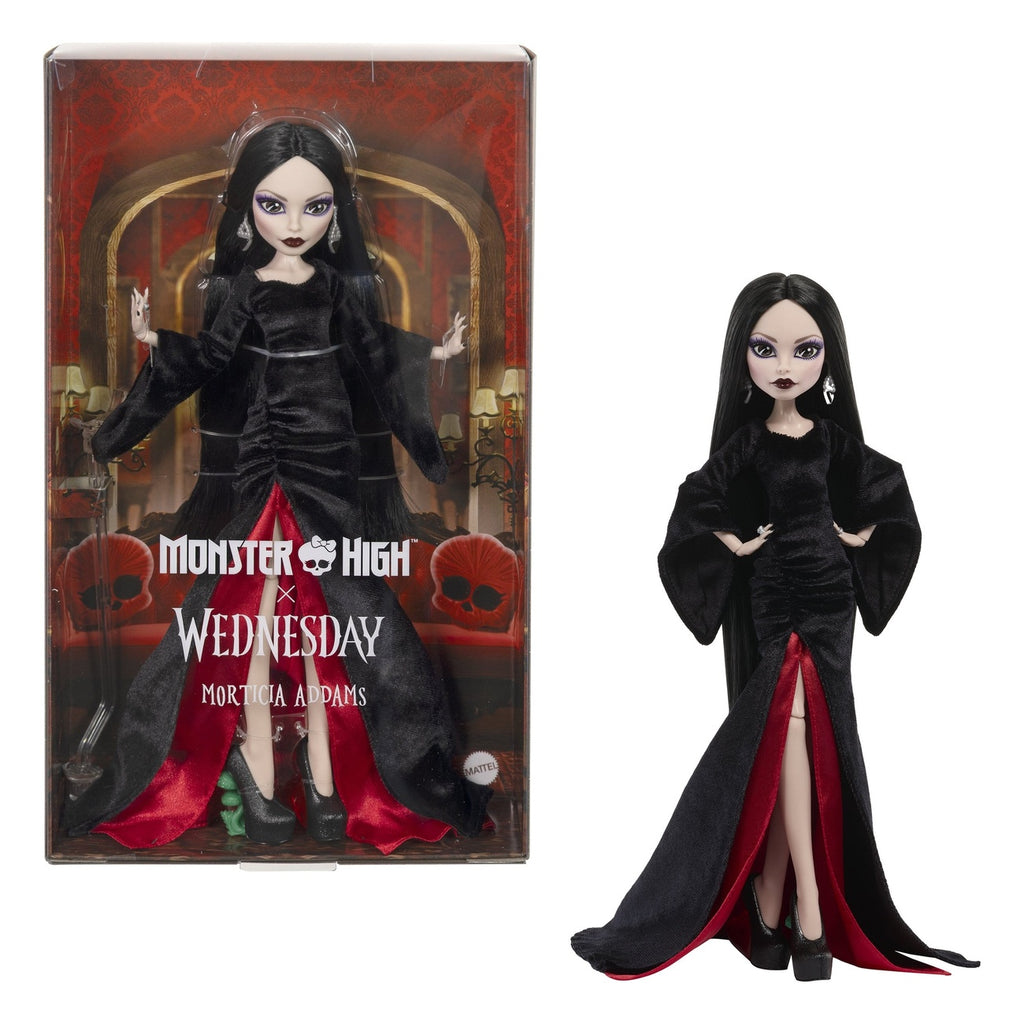 Productafbeelding Monster High x Wednesday verzamelpop Morticia Addams
