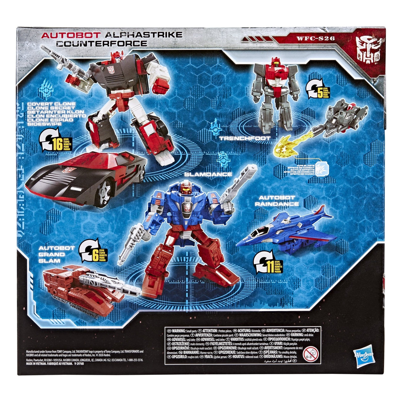 Productafbeelding Transformers Generations War for Cybertron: Siege Actiefiguren 3-pack Autobot Alphastrike Counterforce