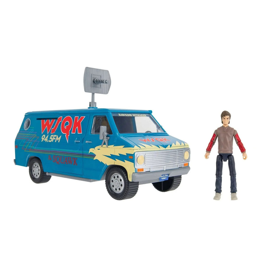 Image produit Stranger Things World Of Figure & Vehicle Le Squawk Van Playset avec Steve