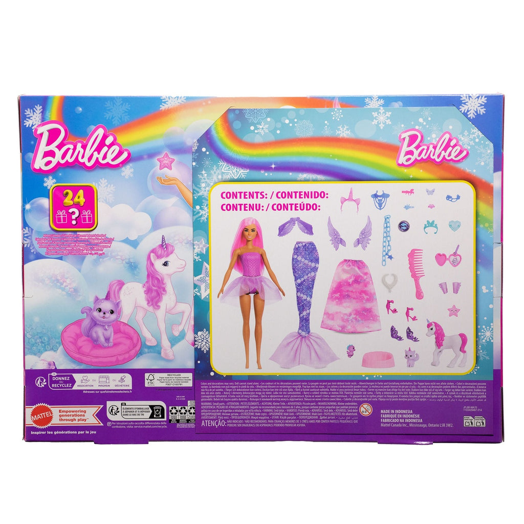 Productafbeelding Barbie Fantasy adventskalender met pop