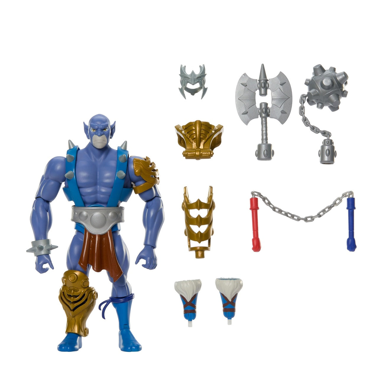 Productafbeelding Masters of the Universe x ThunderCats actiefiguur Panthro 14 cm