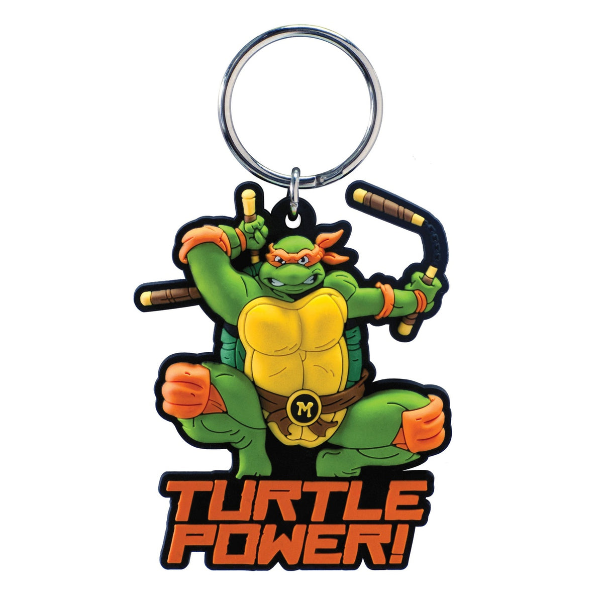 Productafbeelding Teenage Mutant Ninja Turtles Soft Touch PVC tassenhanger Michelangelo