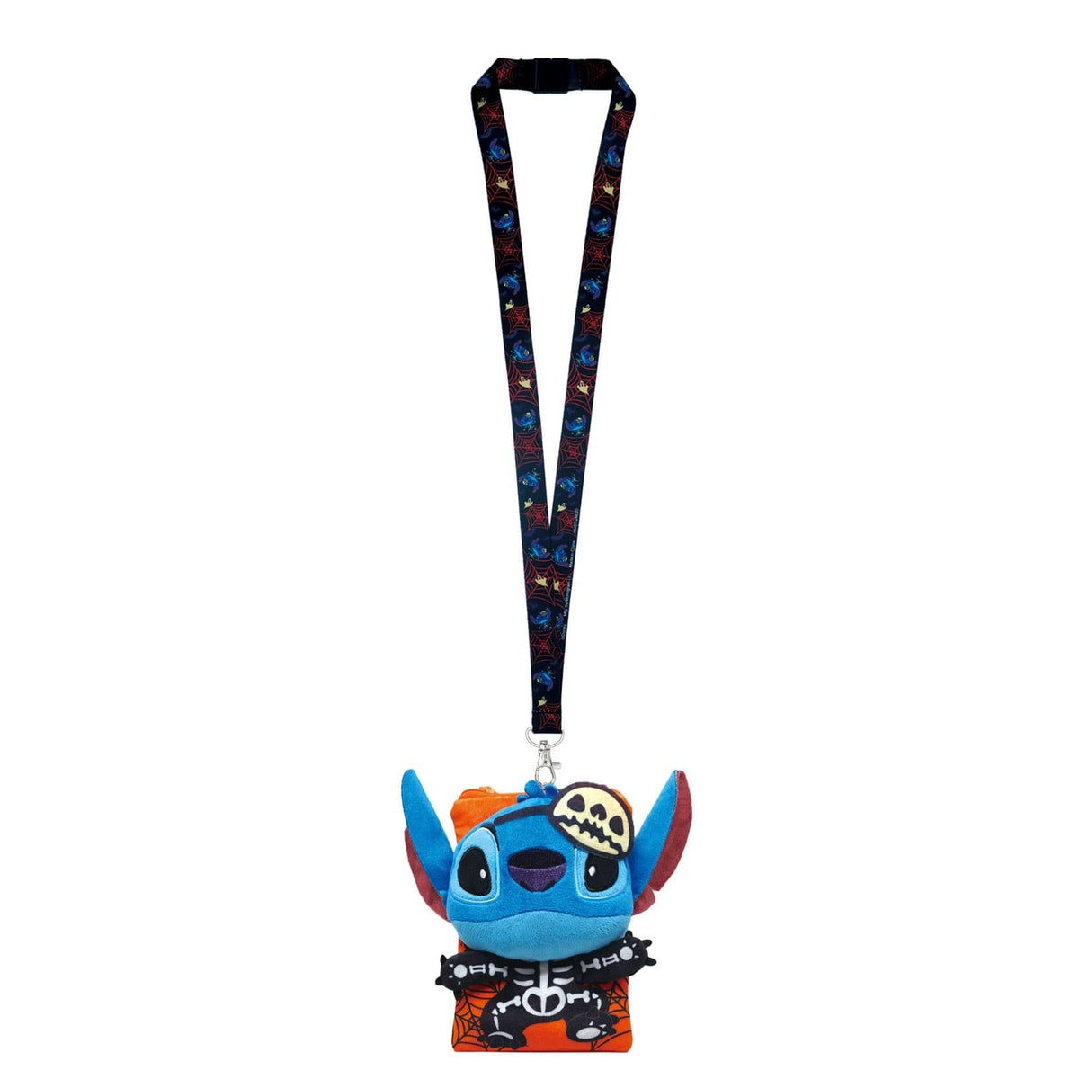 Image produit Lilo & Stitch Lanière Stitch Squelette avec Pochette Porte-cartes