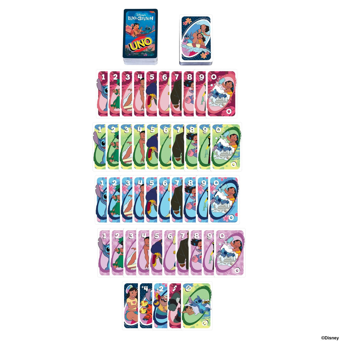 Image produit Lilo & Stitch Jeu de cartes UNO