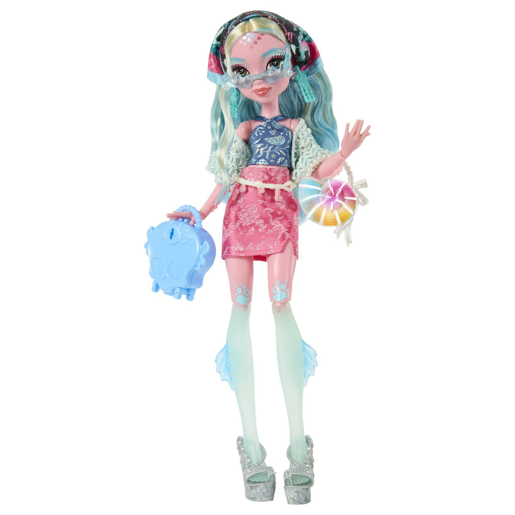Image produit Monster High Poupée Skulltimate Secrets Destination : Gore-geous Oasis – Lagoona Blue