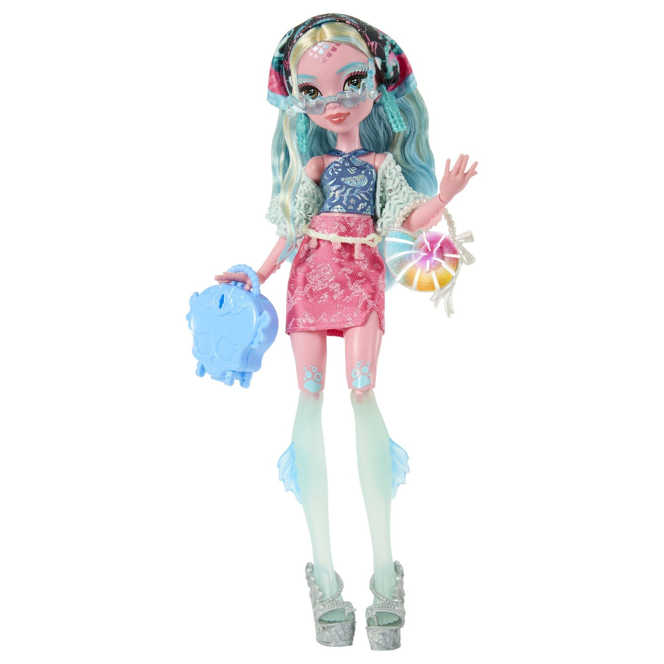 Image produit Monster High Poupée Skulltimate Secrets Destination : Gore-geous Oasis – Lagoona Blue
