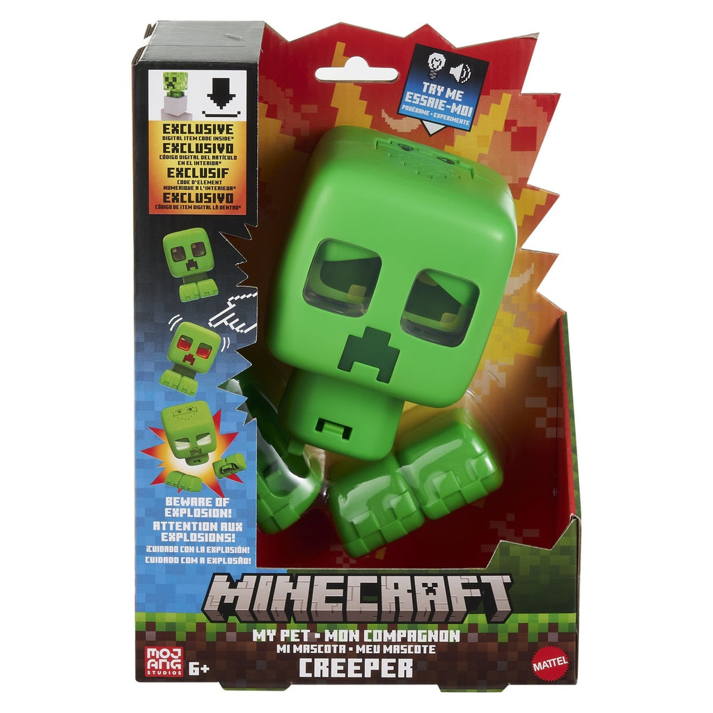 Image produit Minecraft Figurine interactive My Pet Creeper 14 cm